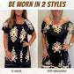 👗Tavaszi/nyári forró eladó - Retro nyomtatott kerek nyakú ruha