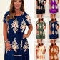 💟Rochie geometrică cu gât pătrat