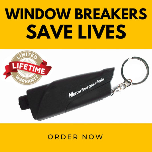⏳ Časově omezená sleva 50 % ⏰ 2 v 1 – nouzový rozbíječ oken a řezač bezpečnostních pásů 🚗✂️🔨