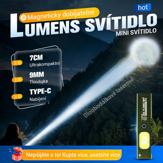 🔦Magnetická, dobíjecí, vysoce svítivá kapesní svítilna