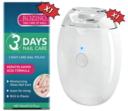 💅✨ Třpytivý rychleschnoucí výživný lak na nehty