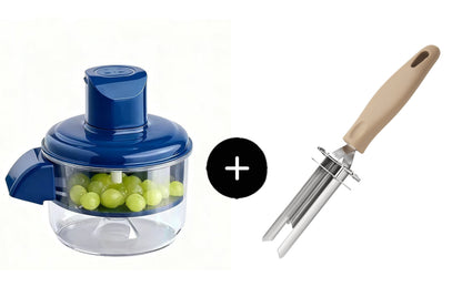 🍊Průhledný elektrický škrabka na ovoce a zeleninu