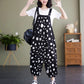 🔥Casual Loose Jumpsuit with Pockets & Solid Color T-Shirt Two-Piece Set