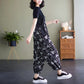 🔥Casual Loose Jumpsuit with Pockets & Solid Color T-Shirt Two-Piece Set