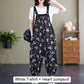 🔥Casual Loose Jumpsuit with Pockets & Solid Color T-Shirt Two-Piece Set
