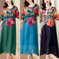 Rochie elegantă pentru femei de dimensiuni mari cu imprimeu floral