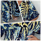 💟Moda de vară pentru femei Plus Dimensiune Leaf Print Jumpsuit🍃