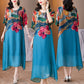 👗Femeii Elegant florale Plus Dimensiune rochii