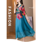 👗Femeii Elegant florale Plus Dimensiune rochii
