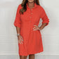 💖Rochie Plus size cu buzunare