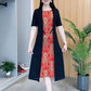 Femei Elegant Splicing falsă două piese rochii👗