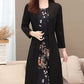 Femei Elegant Slim talie False două piese rochii