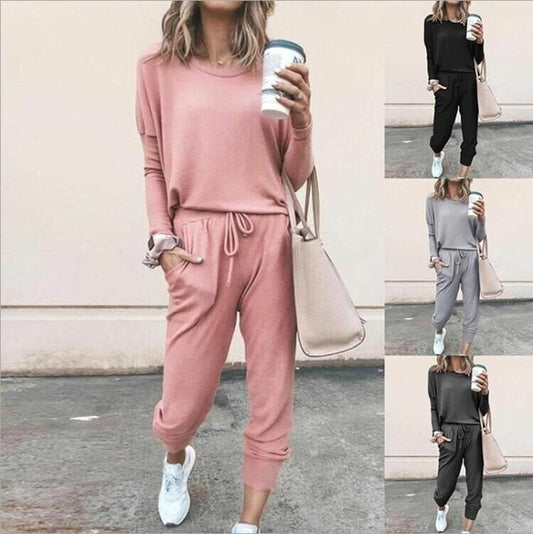 ✨Nouă sosire✨Frumoasă ținută din două piese pentru femei: Top + Pantaloni