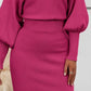 🔥Rochie tricotată elegantă, set din două piese