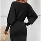 🔥Rochie tricotată elegantă, set din două piese
