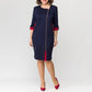Rochie de moda high-end pentru femei cu fermoar lateral