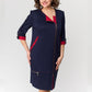 Rochie de moda high-end pentru femei cu fermoar lateral