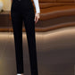 Pantaloni călduroși tridimensionali cropped cu buzunare pentru femei