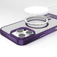 Metallic Finish Magnetic Phone Case with Invisible Kickstand for iPhone 16-13series
