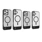 Metallic Finish Magnetic Phone Case with Invisible Kickstand for iPhone 16-13series
