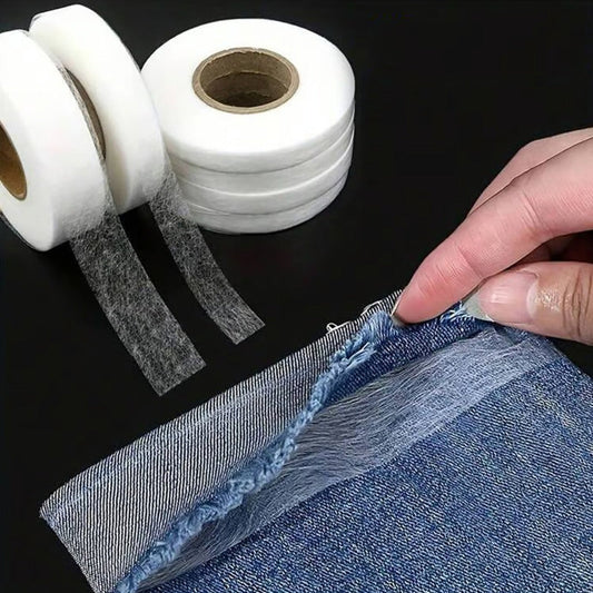 🔥Bandă adezivă pentru țesături cu două fețe pentru cusut și DIY