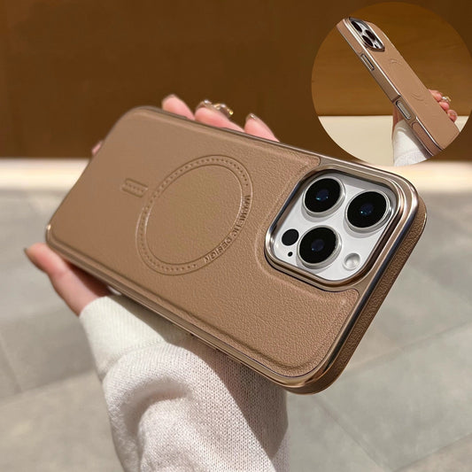 🔥Husă iPhone din piele cu încărcare magnetică (50% OFF)