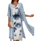 🌸Rochie costum pentru femei din două piese cu imprimeu floral