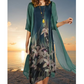 🌸Rochie costum pentru femei din două piese cu imprimeu floral