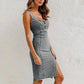 👗Rochie denim cu decolteu ascuțit!