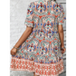 Rochie cu decolteu în V în stil Boho Resort