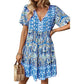 Rochie cu decolteu în V în stil Boho Resort