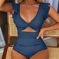 👙Costum de baie sexy cu volane