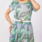 💞 Rochie de vis cu flori abstracte（Include curea）