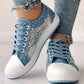 Femei Casual Flat rotund Toe Lace Up Low Top Pantofi