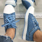 Femei Casual Flat rotund Toe Lace Up Low Top Pantofi