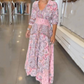 💝Rochie lungă elegantă cu cordon floral pentru femei