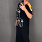 🌸Rochie cu mânecă scurtă imprimată la modă pentru femei