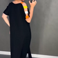 🌸Rochie cu mânecă scurtă imprimată la modă pentru femei