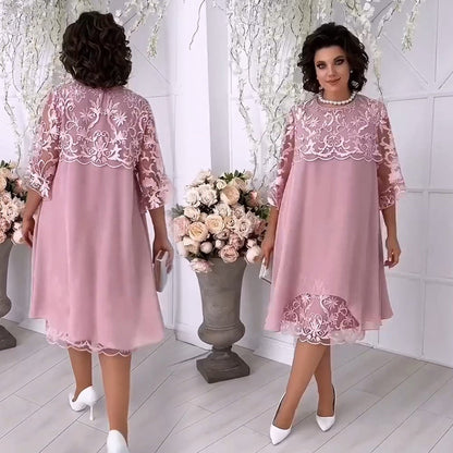 💗Rochii elegante din dantelă stratificată