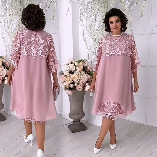 💗Rochii elegante din dantelă stratificată