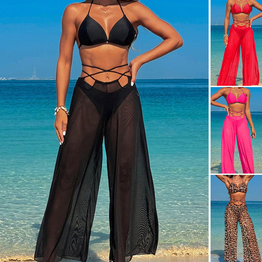 💕Costume de baie de plajă sexy pentru femei, set de 3 piese