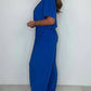 【S-3XL】💖V-neck culoare solidă costum liber