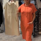💖Rochie lungă solidă cu glugă și mâneci scurte pentru femei