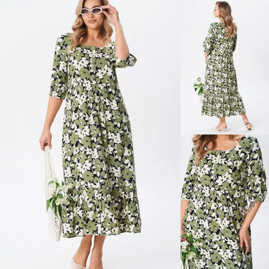 Rochie florală casual pentru femei
