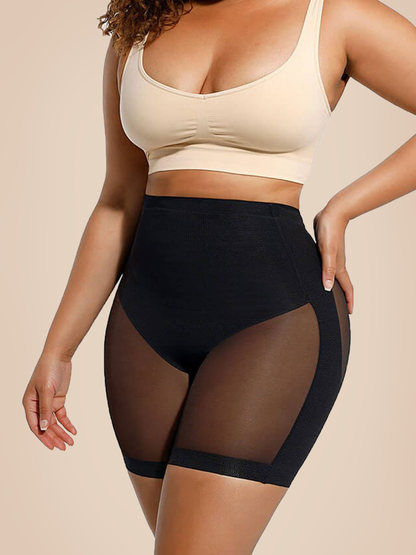 💃 Shaper scurt fără cusătură cu talie înaltă