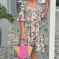 🌸Rochie medie cu imprimeu