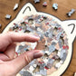 🐱🐱135dílné dřevěné puzzle ve tvaru kočky