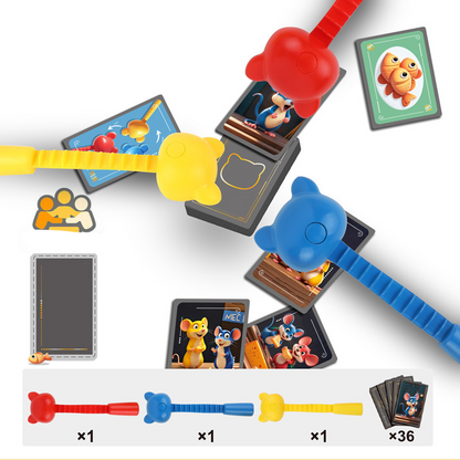 Hra na trénink reakcí kočka a myš