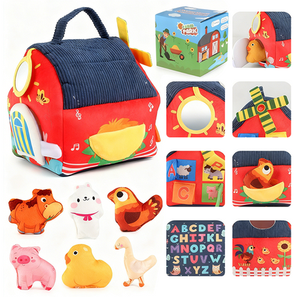 🏠Interaktivní plyšová farma pro děti