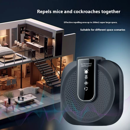 🔥Ultrazvukový odpuzovač lodí a krys je účinný – inteligentní technologie 360°